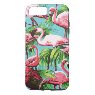 Cool Retro Rosa Flamingos iPhone 8 Plus/7 Plus Hülle