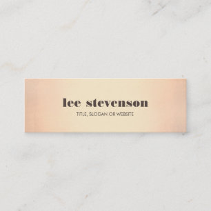 Cool Retro Rose Gold (kein Glanz) Mini Visitenkarte