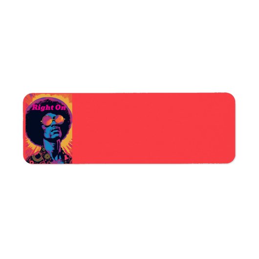 Cool/Retro-Rücksendeadresse (Vorne)