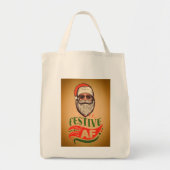 Cool Retro Santa Tasche (Vorne)
