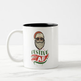 Cool Retro Santa Tasse