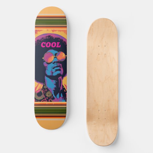 Cool/Retro-Skateboard Skateboard (Vorderseite)
