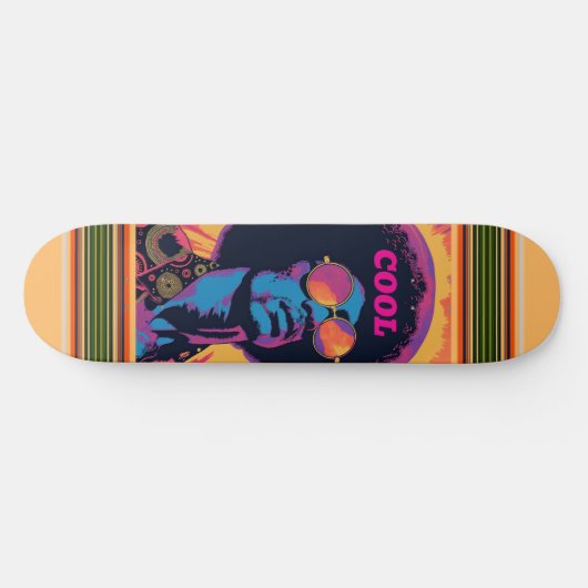 Cool/Retro-Skateboard Skateboard (Horizontal)
