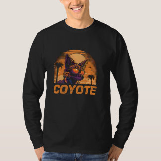 Cool Retro Sonnenbrille Coyote T-Shirt