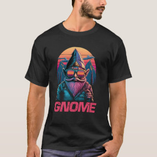 Cool Retro Sonnenbrille Gnome T-Shirt