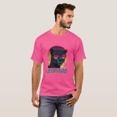 Cool Retro Sonnenbrille Leopard T-Shirt (Vorne ganz)