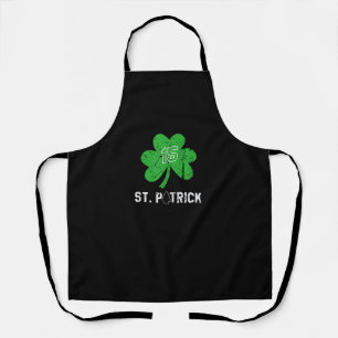 Cool Retro St. Patrick's Day KC Kansas City Liebe Schürze