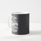 Cool Retro Style Gift For New Grandpas _2  Kaffeetasse (Vorderseite Links)