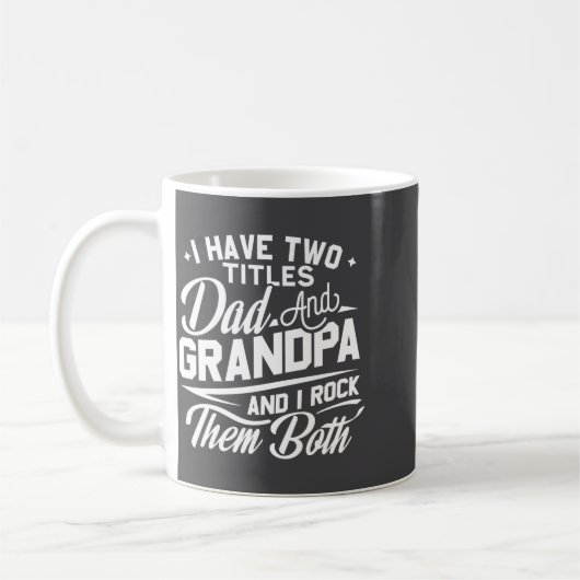 Cool Retro Style Gift For New Grandpas _2  Kaffeetasse (Links)