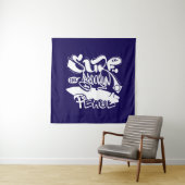 Cool Retro Surf Brooklyn Frieden Wandteppich (Beispiel)