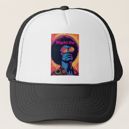 Cool/Retro-Trucker-Hut Truckerkappe (Vorderseite)