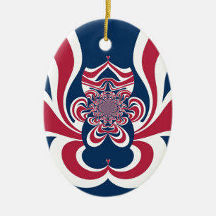 Cool Retro Vintag Hakuna Matata GIBT Trendflagge Keramik Ornament