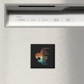 Cool Retro Vintage Stil Pfadfinder Gesetz Magnet (In Situ (Geschirrspüler))