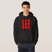 Cool Retro Vintager Blick Liverpool Hoodie (Vorne ganz)