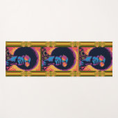 Cool/Retro Yoga Mat Yogamatte (Vorderseite (Horizontal))
