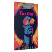 Cool/Retro-Zwischenablage Klemmbrett (Rechts)