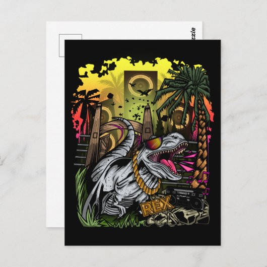 COOL REX POSTKARTE (Vorne/Hinten)