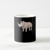 Cool Rhino | Niedlich Chubby Rhino Kaffeetasse (Mittel)