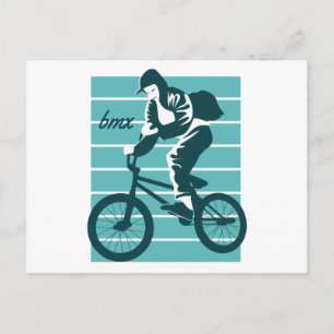 Cool Rider Design - BMX Postkarte
