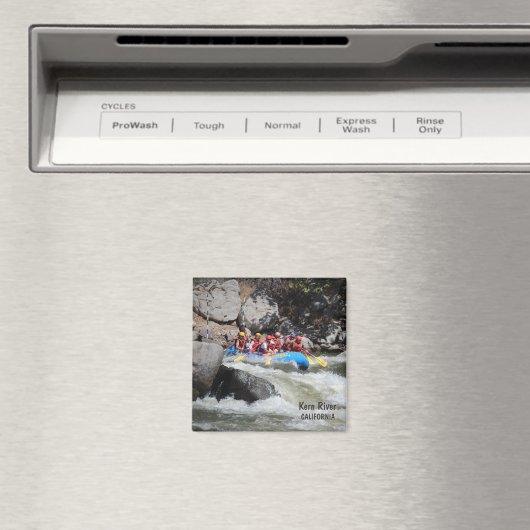 Cool River Rafting Magnet! Magnet (In Situ (Geschirrspüler))