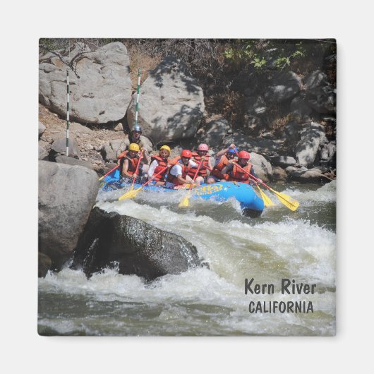 Cool River Rafting Magnet! Magnet (Vorne)