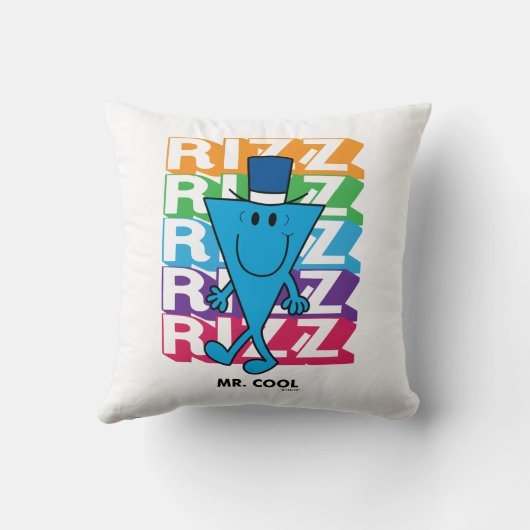 Cool Rizz Kissen (Rückseite)