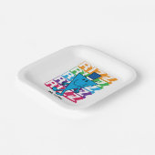 Cool Rizz Pappteller (Gewinkelt)