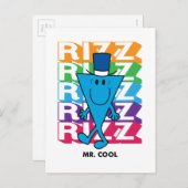Cool Rizz Postkarte (Vorne/Hinten)