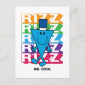 Cool Rizz Postkarte (Vorderseite)