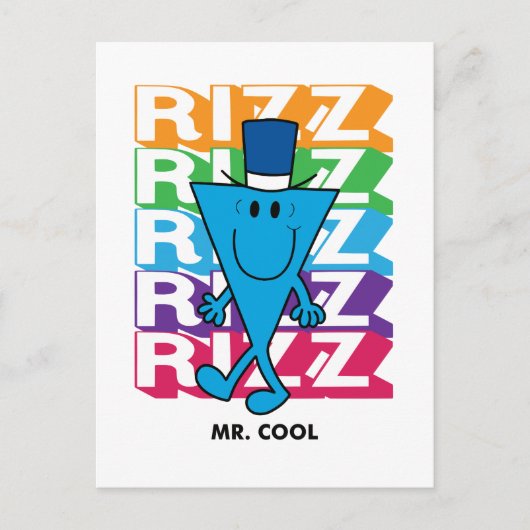 Cool Rizz Postkarte (Vorderseite)