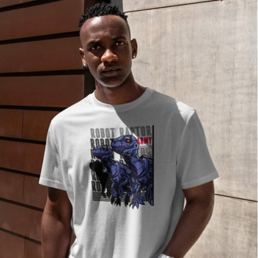 Cool Robot Raptor T-Shirt