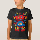Cool Robotics Engineer Roboter Kids T-Shirt (Vorderseite)