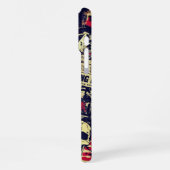 Cool Rock Guitar Skulls Guitarist Musician Gift iPhone Hülle (Linke Seite)