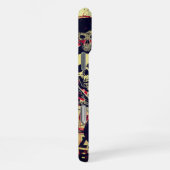 Cool Rock Guitar Skulls Guitarist Musician Gift iPhone Hülle (Rechte Seite)