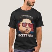 Cool Rocket Man Kim Jong Un T-Shirt (Vorderseite)