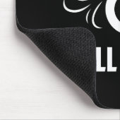 Cool Roll Model _ Funny Handicapped Person Wheelch Mousepad (Ecke)