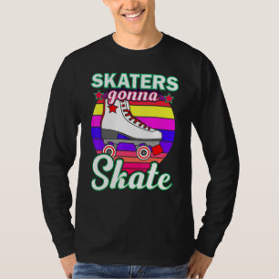 Cool Roller Skaten für Männer Roller Derby Dis T-Shirt