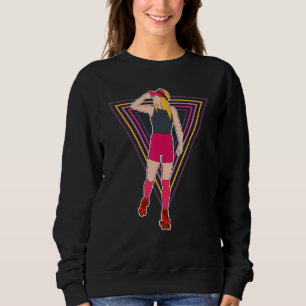 Cool Roller Skaten für Women Girl Rollerskate Rol Sweatshirt