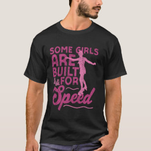 Cool Roller Skaten Skate Girl 1970s Retro einige G T-Shirt