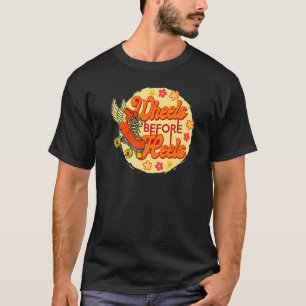 Cool Roller Skaten Skate Girl 1970s Retro T-Shirt
