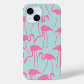 Cool rosa Flamingo-Muster Case-Mate iPhone Hülle (Rückseite)