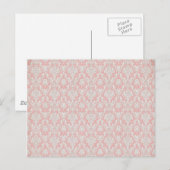 cool rosa Muster Postkarte (Vorne/Hinten)
