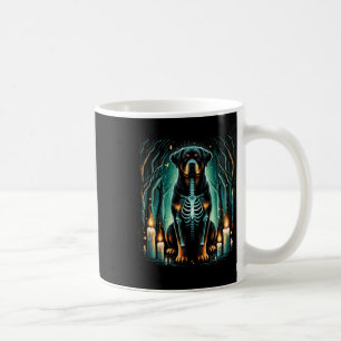 Cool Rottweiler Hund Skeleton Halloween Hund Mama  Kaffeetasse