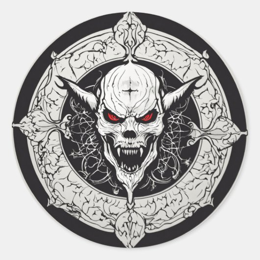 cool runder aufkleber (Vorderseite)