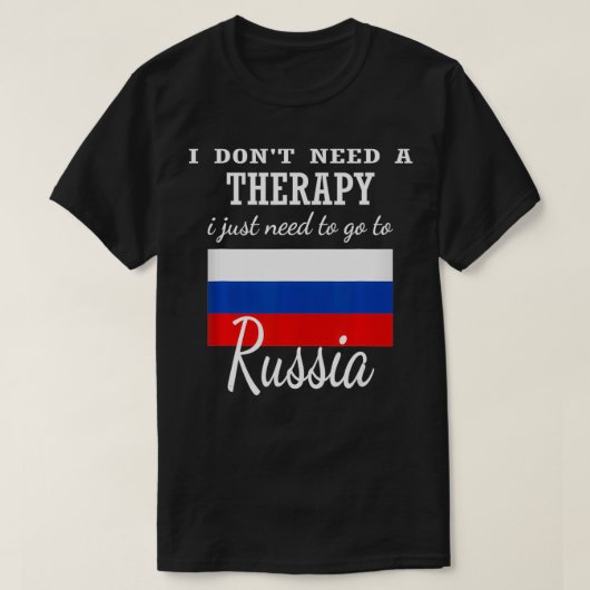 Cool Russian Gift Russia T-Shirt (Design vorne)