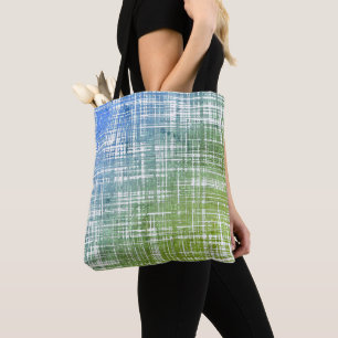 COOL Rustikales Streifenmuster Tasche