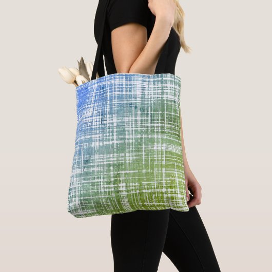 COOL Rustikales Streifenmuster Tasche (Von Nahem)