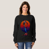 Cool Sable Antelope Modernes Urban Style Sunset Re Sweatshirt (Vorne ganz)