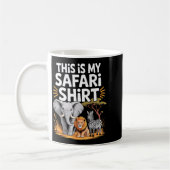 Cool Safari Costume For Men Women Adult Africa Saf Kaffeetasse (Links)