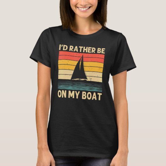 Cool Sailing For Men Women Boating Nautical Sail B T-Shirt (Vorderseite)